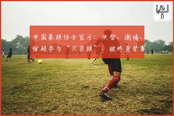 中国象棋协会官方:洪智、谢靖、徐超参与“买卖棋”,被终身禁赛